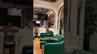 The Lounge In Nairobi #lounge #airport #airports #luxury #luxurylifestyle #travel #travelvlog #kenya