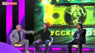 Полонский и Лебедев драка в студии НТВ (Полная версия )