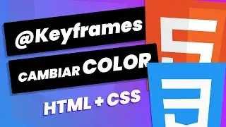 Keyframes CSS cambiar color letra