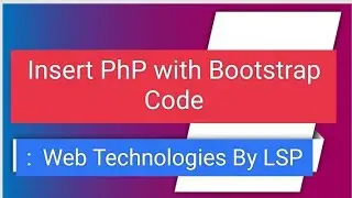 insert record in table|| php code with bootstrap|| registration page