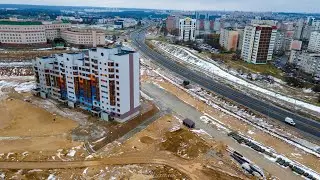 Главные стройки города Гродно (февраль 2022 года).