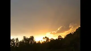 Stunning clouds and sunset October 31, 2024