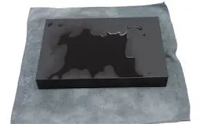 Высыхание пластика FENIX без разводов
