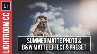 Lightroom Tutorial: Desaturated Matte & B&W Photo Tutorial - Free Preset