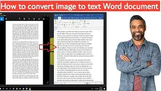 How to convert image to MS Word document