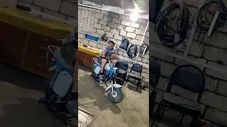 Гаражные движения, взорвали камеру компрессором 