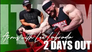 ITALY PRO | Arms with Lee Labrada at Mind Paradise Gym | 2 DAYS OUT | Hunter Labrada