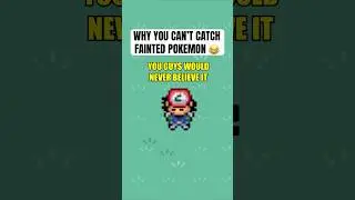 Why you can’t catch fainted Pokemon 😂 