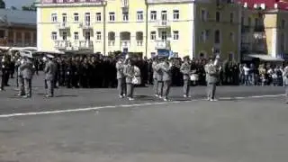 Военный оркестр на 60 е воинской части Т0500  Дефиле 360