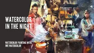 Watercolor Painting | Mie Godog Jogja