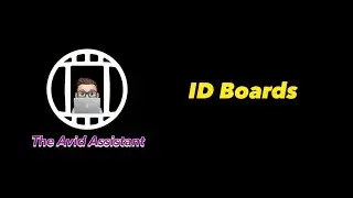 Making an ID Board/Slate with leader in Avid