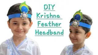 How to make Krishna Feather band / Janmashtmi festival / Diy Projects