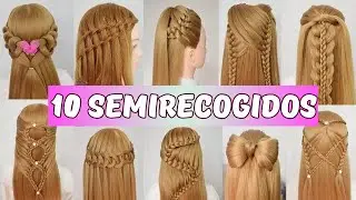 10 HALF UP HAIRSTYLES: Easy and Fast Hairstyles with Braids for all occasions
