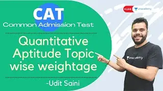 Important Quant topics for CAT 2021 | Quantitative Aptitude Topic wise weightage | CAT Exam 2021