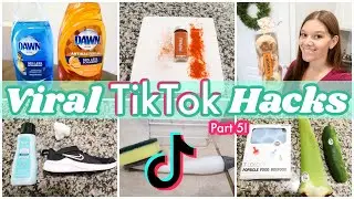 MORE VIRAL TIKTOK HACKS | TESTING VIRAL TIKTOK CLEANING  + LIFE HACKS PART 5 | CLEANTOK