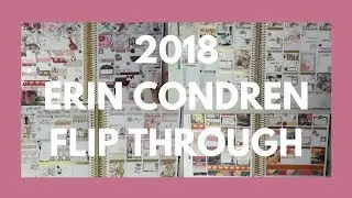 ERIN CONDREN 2018 FLIP THROUGH
