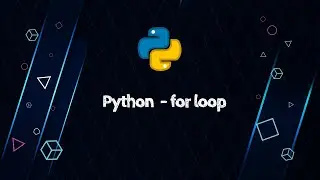 python - for loop