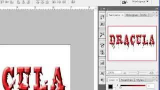 blood text effect creation of dracula