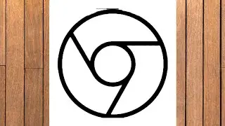 Google  Chrome logo drawing