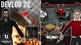 UE4 PS1 Style Game - Devlog 22: Classroom Environment, Climbing &  Fire Damage