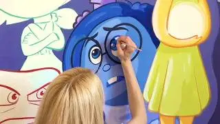 Pixar asked me to paint this Inside Out 2 mural 😭💕🎨