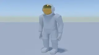 Modeling a Simple Spaceman Character with Blender 2.79b