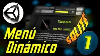 ✔ UNITY - Menú Dinámico SQLite [Estilo RPG] - Parte I
