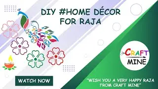 #DIY Rangoli || #Raja festival special rangoli ll #Home Decor