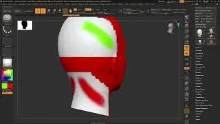 【ZBrush 2022】【memo】STROKE INTERPOLATE　COLOR