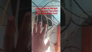 Optical Fiber to Old Rj45 Cable System Operated (Onu without Wifi) Part2