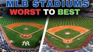 Ranking MLB Stadiums from WORST to BEST! #mlb #dodgers #yankees #mlbstadiums
