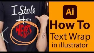 Warp Text Into the Custom Shape in Adobe Illustrator CC | Text Warping with Envelope Distortion Alex