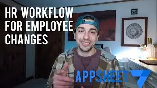 HR Workflow for Employee Changes - Digital Personnel Action Form (PAF) Template in Google AppSheet