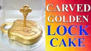 Carved Golden Lock Cake | Easy & Quick Cake Recipes
