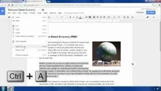 Select, Undo, Redo - Google Docs Crash Course 01