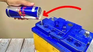🔥🔥 Pour energy drink into the battery and extend its life! No dealership needed now