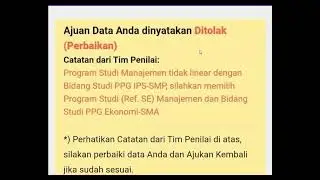 penyebab berkas ppg ditolak lpmp | cara memperbaiki berkas ppg yang ditolak (perbaikan)
