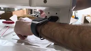 Juki LU-2810 suspended edge guide installation
