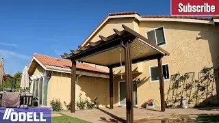 How to Build a Aluminum wood Patio cover Complete Guide!