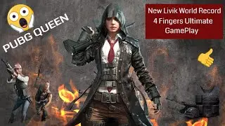 Omg😱|Real Queen Of Livik Pubg Gameplay |Like Pro |New World Record In Pubg|4 Fingers