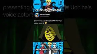 Uchihas voice actor's - Naruto 