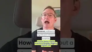 Aussie Dollar Faces Pressure Despite Slightly Higher CPI #shorts #forex