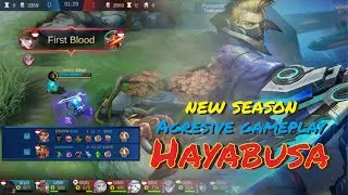 Solo Rank Hayabusa Carry Pecinta Cokelat Valentine | Gameplay Hayabusa Mobile Legends
