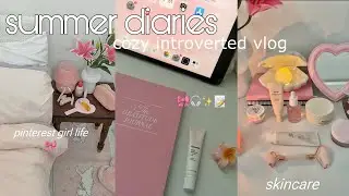 🩰✧ summer diaries 🍵🍓  YESSTYLE haul, shopping at glossier, journal˚˖𓍢ִ໋