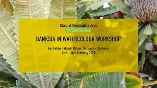 Banksia in Watercolour Canberra Workshop