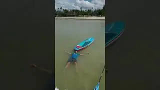 Baby-wave SUP Surfing in Khao Lak, Thailand