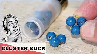 12ga. CLUSTER BUCK - Unusual Defense Round Concept