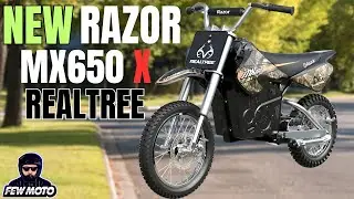 Razor MX650 X Realtree | Electric Dirt Bike First Ride Unboxing Review