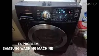 Tips how to Fix E4 error problem on washing machine