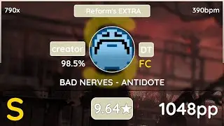 creator | BAD NERVES - ANTIDOTE [Reform's EXTRA] (Log Off Now, 9.64*) +DT 98.50% FC #6 | 1048pp